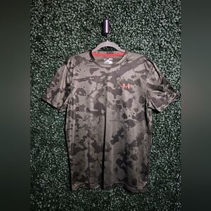 Under Armour Men's Short Sleeve Camo Tee - Black, Green, and Gray